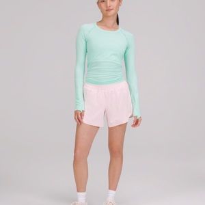 Lululemon Track That Mid-Rise Lined Short 5" 🍓Strawberry Milkshake Size 0